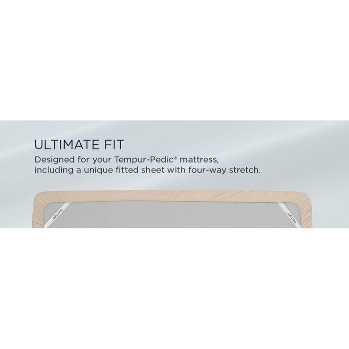 TEMPUR Classic Cotton Sheet Set Sleepy Silver Mist
