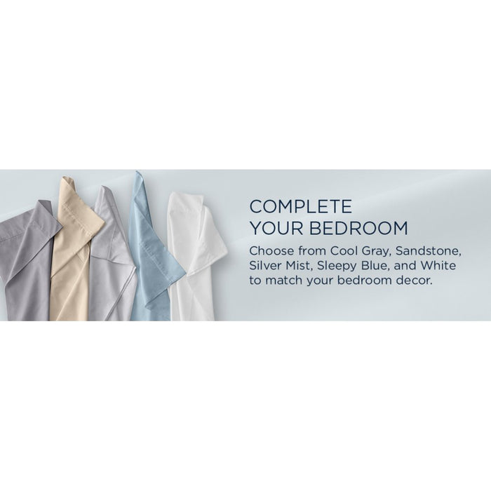 TEMPUR Classic Cotton Sheet Set Sleepy Silver Mist