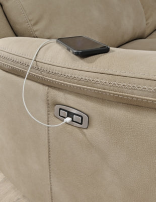 Next-Gen DuraPella Power Reclining Loveseat with Console