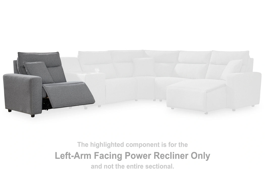 Modmax II Reclining Sectional with Chaise and Audio Console