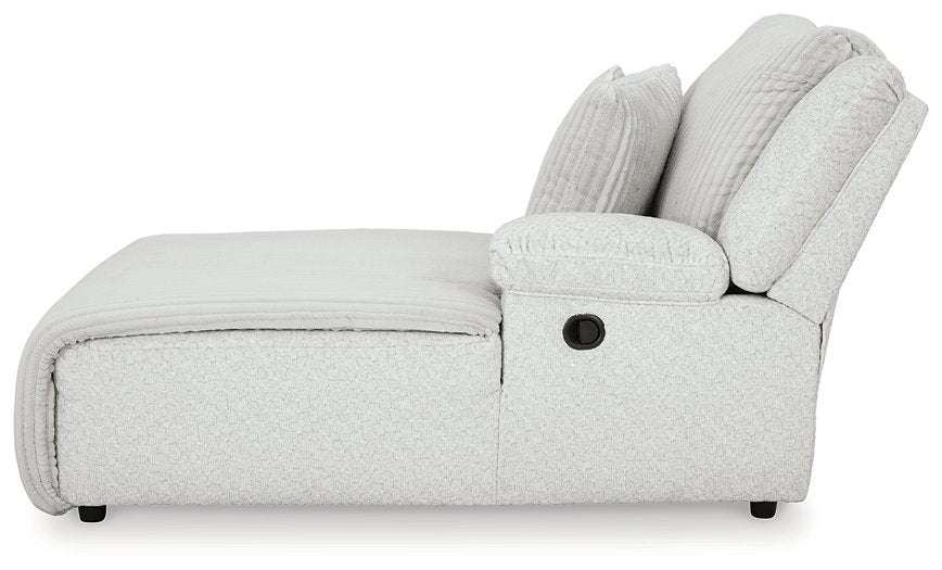 Top Tier Reclining Sectional with Chaise