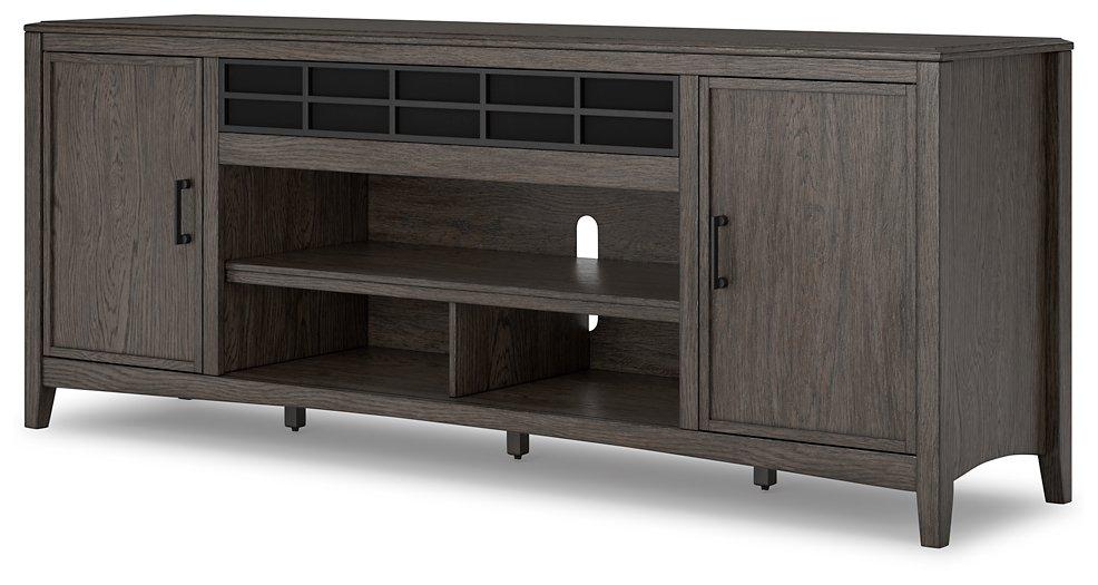 Montillan 84" TV Stand with Electric Fireplace