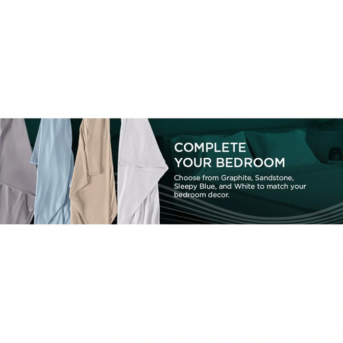 TEMPUR Luxe Egyptian Cotton Pillowcase Set White