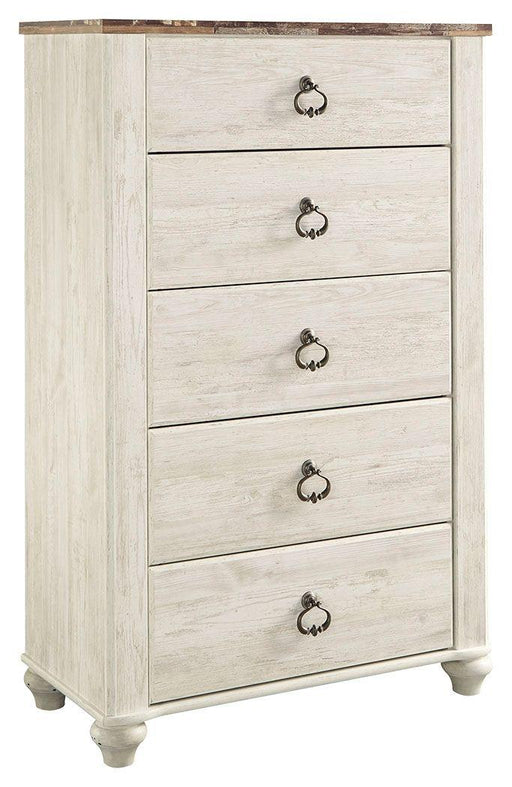 Willowton - Five Drawer Chest image